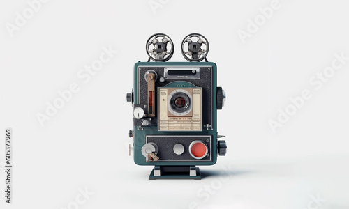 Old Camera Retro Vintage Analog with Generative AI technology © MichaelJoan