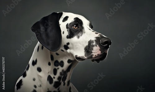 portrait of a dalmatian