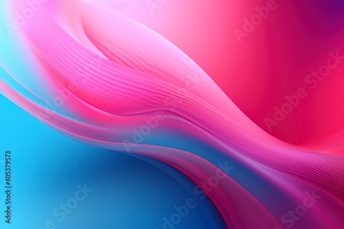 bright pink and blue ambient soft swish background, generate ai