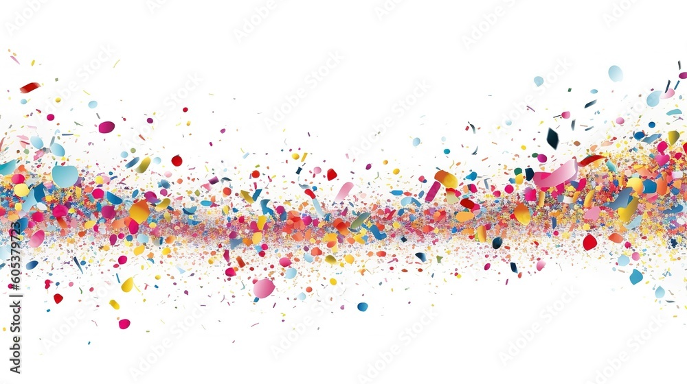 more confetti circles on white background, in the style of smooth and curved lines, kawaiipunk, flat backgrounds, framing, stockphoto, hellish background, generat ai