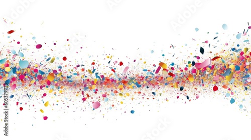 more confetti circles on white background  in the style of smooth and curved lines  kawaiipunk  flat backgrounds  framing  stockphoto  hellish background  generat ai