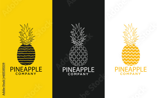 A symbol of hospitality and tropical vibes, the pineapple logo exudes warmth, creativity, and a unique personality. 