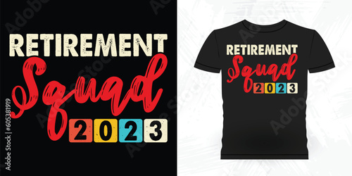 Funny Retirement Pension Retired Retro Vintage Retirement T-shirt Design