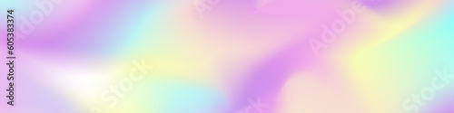 Holography banner multicoloured liquid style for book, printing, poster, billboard, advertisement, packaging, brochure, collage, wallpaper, cover design. vector 10 eps photo