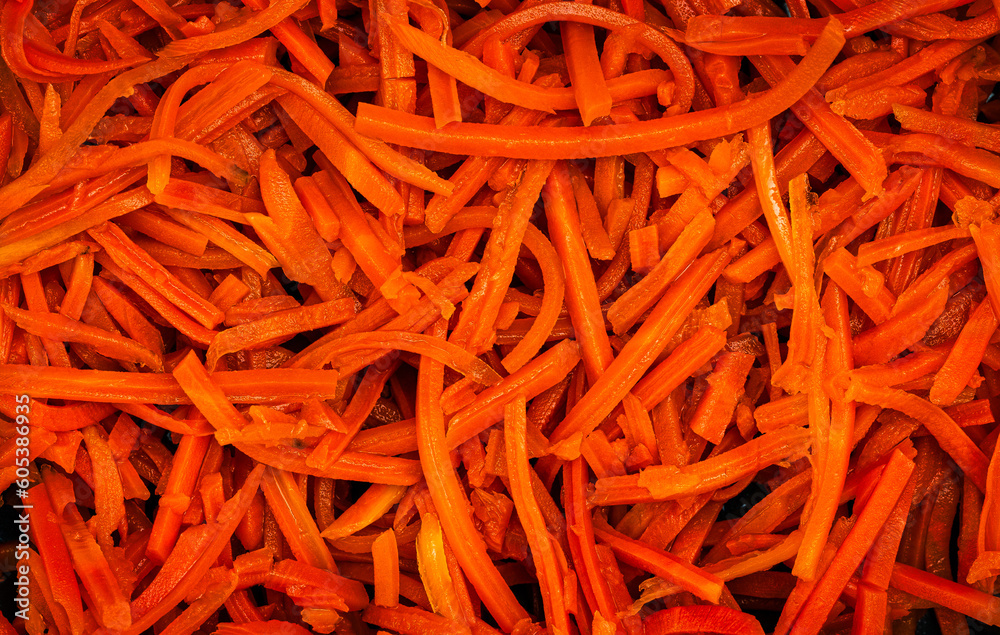 Fototapeta premium Karottenstreifen 