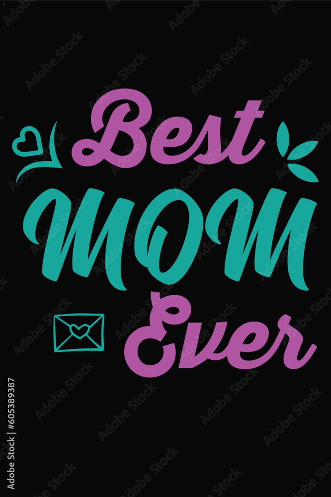Mother & Mom T-shirt Design.