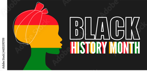 African American history month  banner  background  flyer  can be used as invitation  holiday advertisement