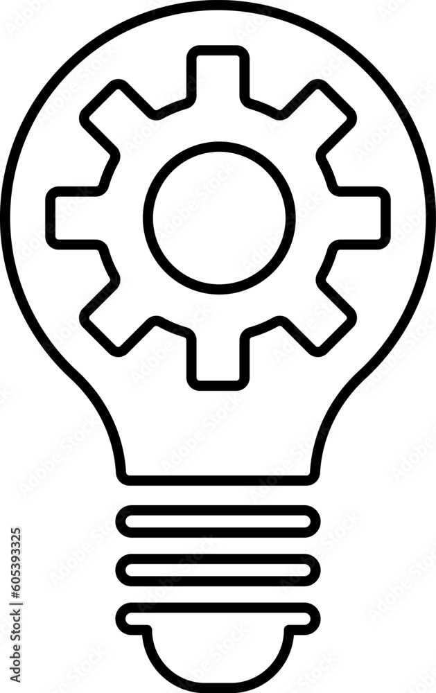 Artificial intelligence AI icon in line style, machine learning, smart robotic, cloud computing, network, digital, AI technology vector. Artificial intelligence AI icon in line style, machine learning, smart robotic, cloud computing, network, digital, AI technology vector.