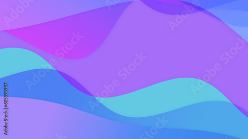 abstract multicolored water curves background