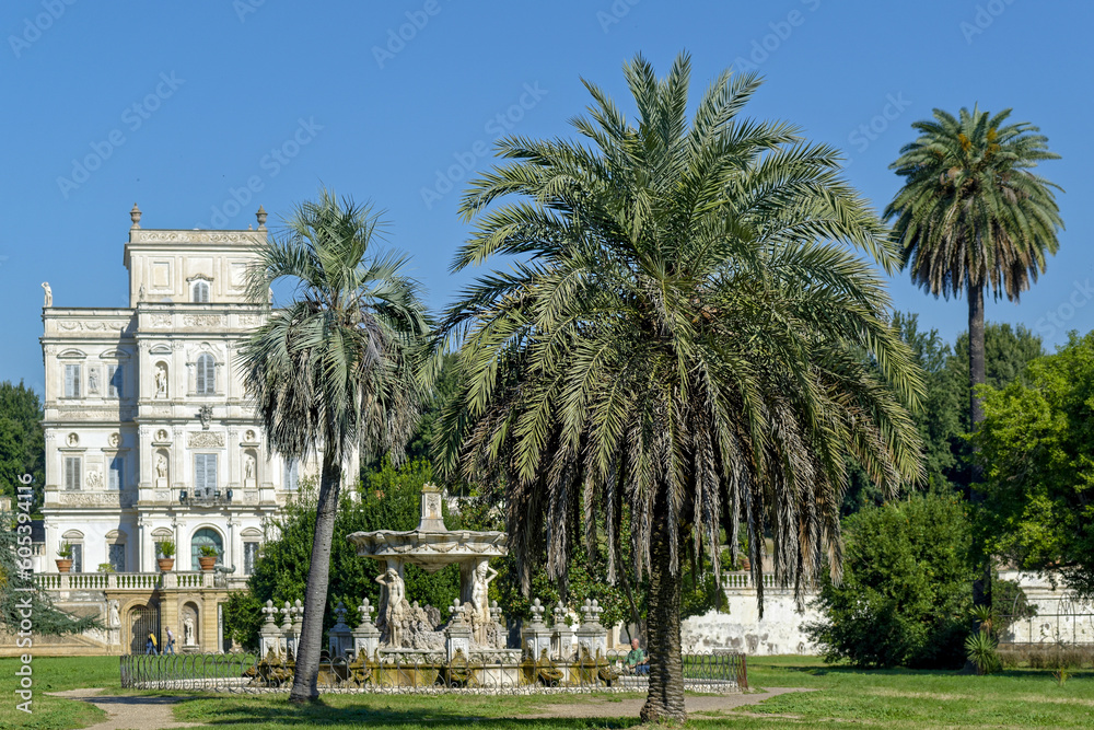 Palace dans un parc à Rome