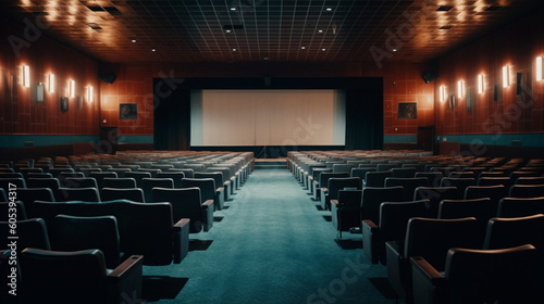 Movie theater. Generative Ai