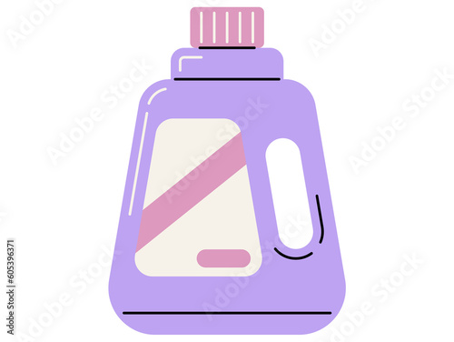 pink plastic bottle