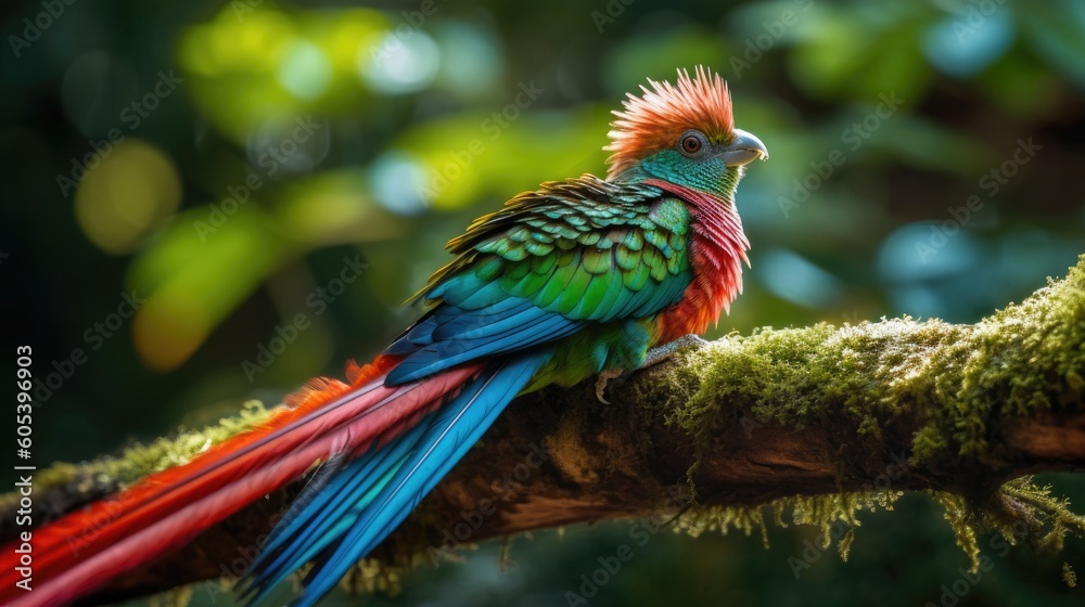 Fototapeta premium Quetzal. Generative AI