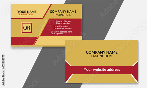 Corporate businesscard design for personal identity