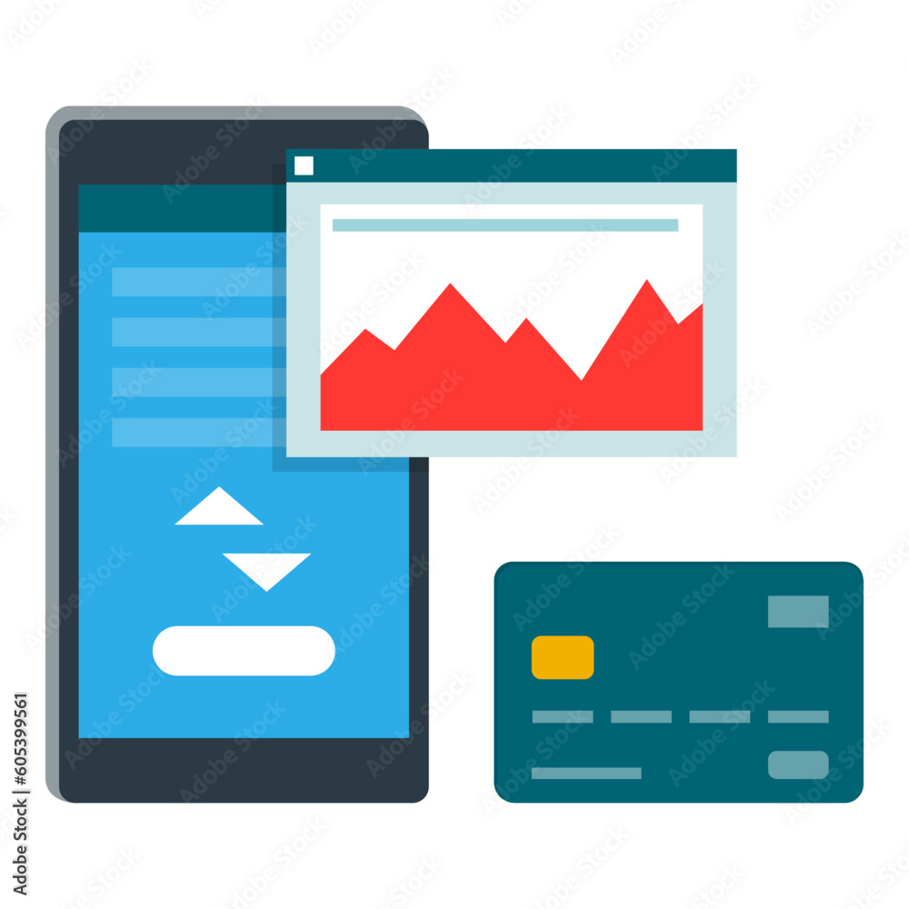 Financial app and credit card Financial app and credit card