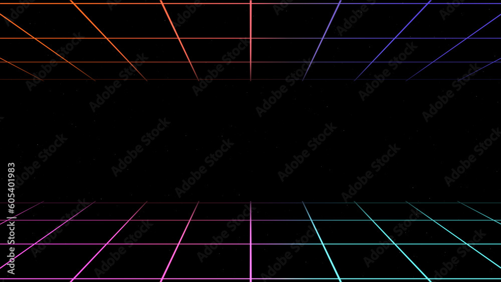 Retro style grid background. Cosmic or universe infinity. Retro style grid background. Cosmic or universe infinity.