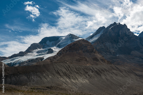 Boundary mountain peak by Athabasca Glacier, Jasper national park, Canadian Rocky Mountains, Canada. © SL-Photography