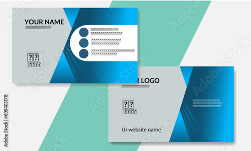 Corporate businesscard design for personal identity