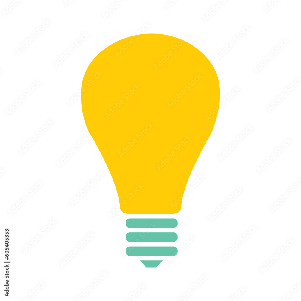 Light bulb icon vector, idea bulb concept, energy power sign symbol. Light bulb icon vector, idea bulb concept, energy power sign symbol.
