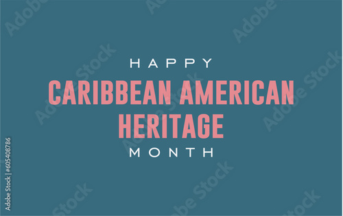 caribbean american heritage month, background template