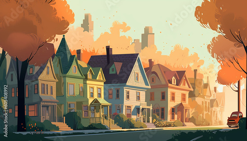 neighborhood anime style