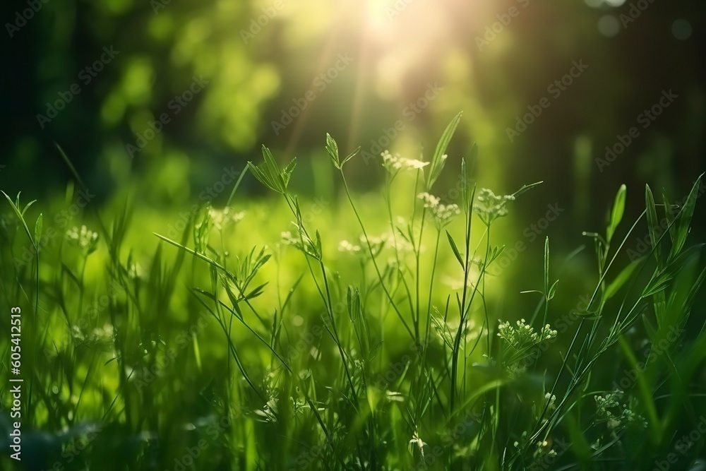 Grass and sunlight