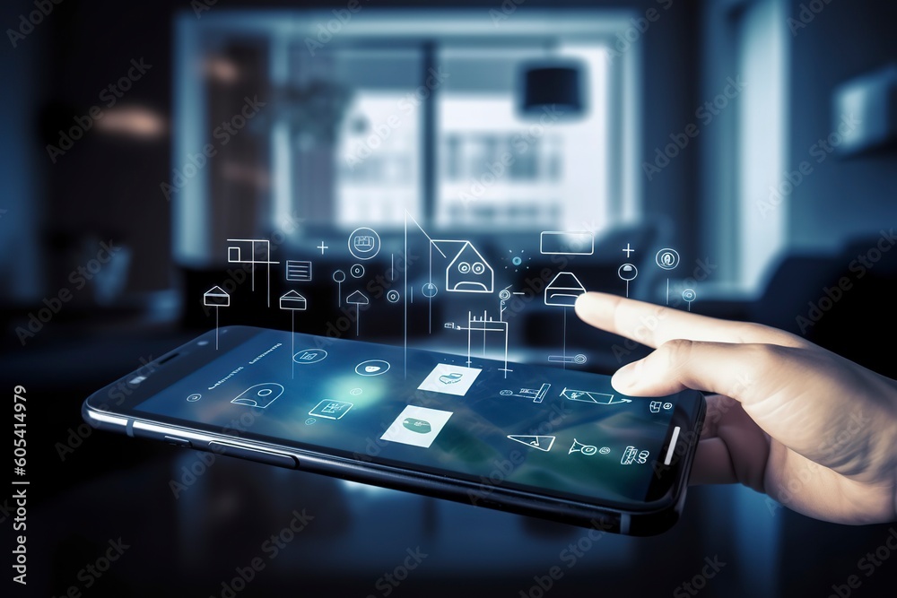 Modern smart home management systems use augmented reality, Smart ...