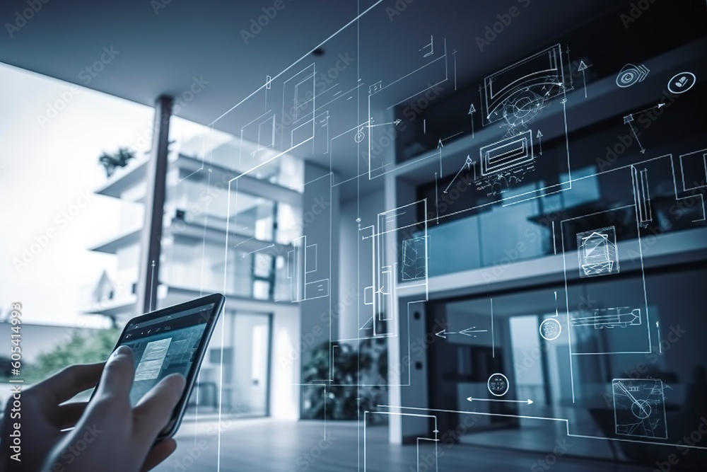 Modern smart home management systems use augmented reality, Smart ...