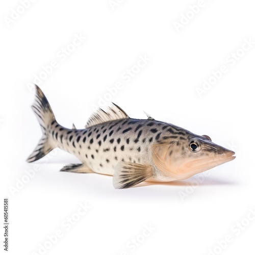 Corydoras catfish isolated on white background, generate ai © MstAsma