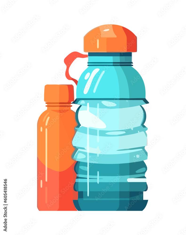 drink in plastic bottle with label drink in plastic bottle with label