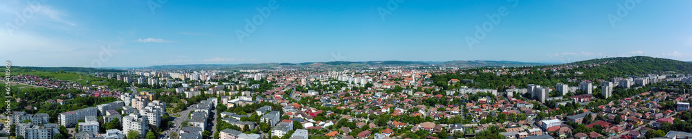 Aerial view of Targu Mures city - Romania