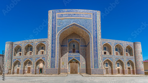 Abdulla Khan Madrasa, the part of Kosh Madrasah architectural complex, Bukhara, Uzbekistan..