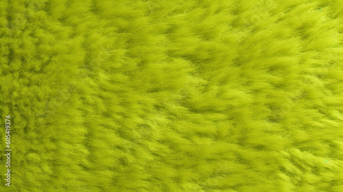 Light Lime Green Velvet Fabric Texture Background - Textile Material - Generative AI