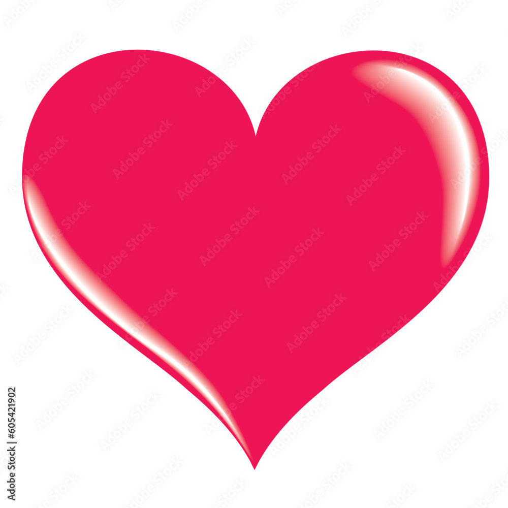 Valentine's Day. Red hearts. Abstract vector illustration. 3D. Valentine's Day. Red hearts. Abstract vector illustration. 3D.