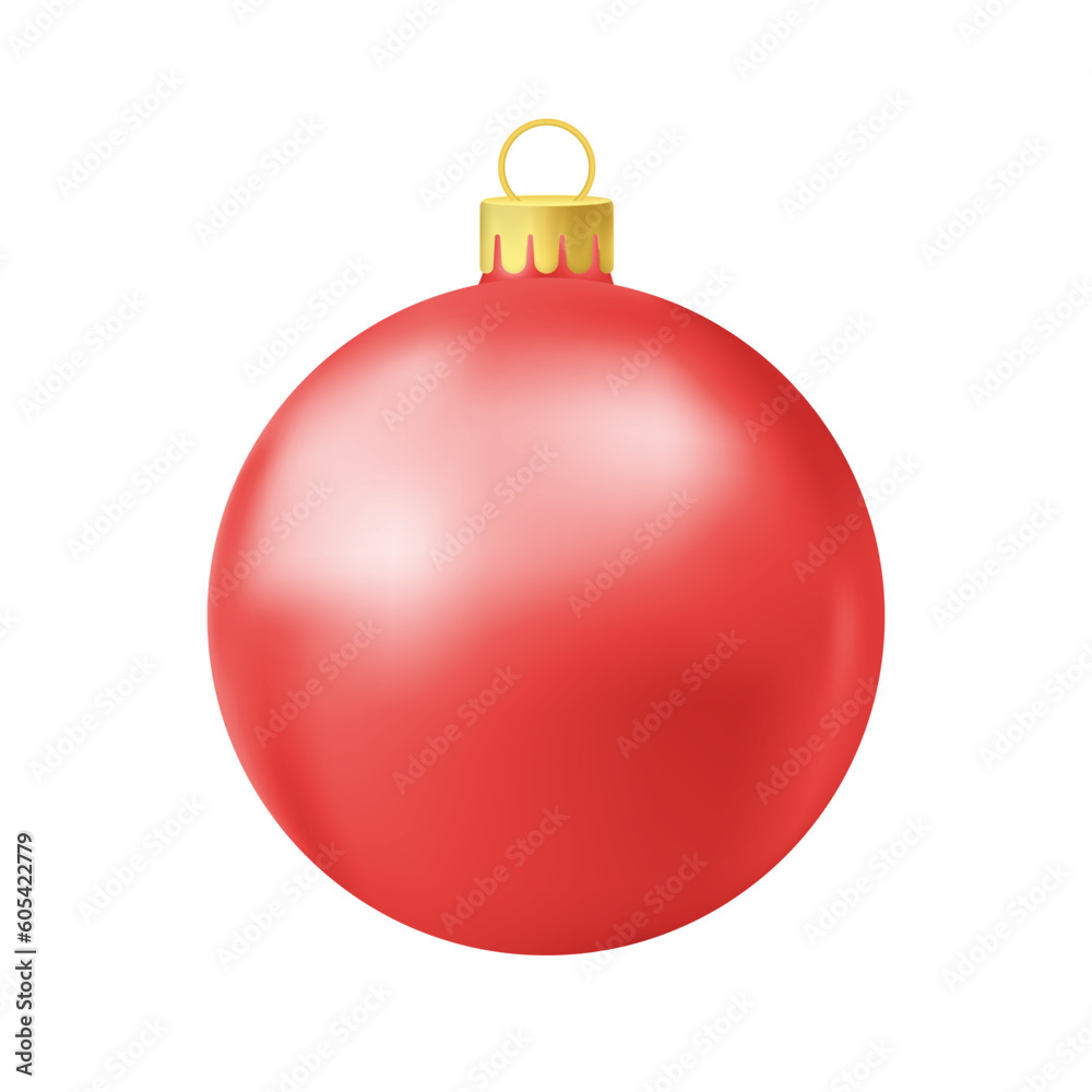 Red Christmas tree ball Red Christmas tree ball