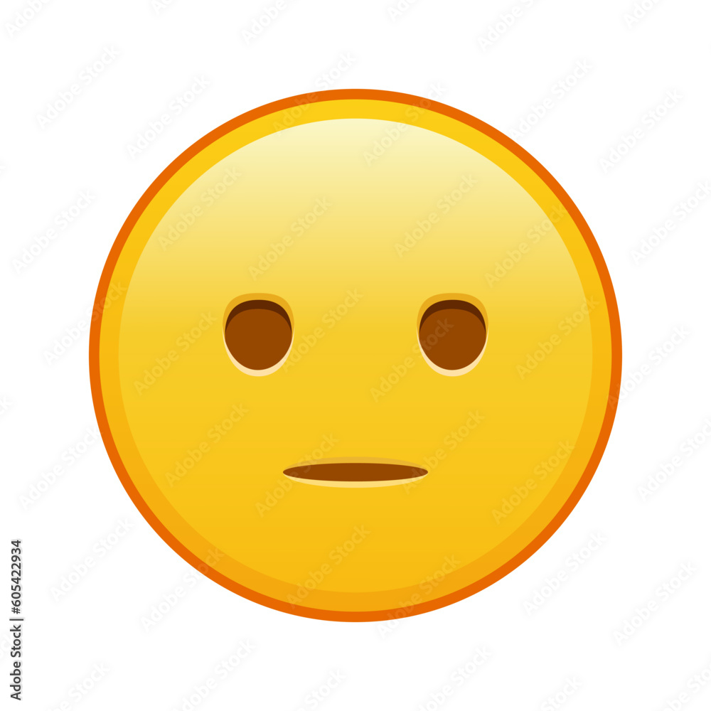 Yawning face Large size of yellow emoji smile Yawning face Large size of yellow emoji smile