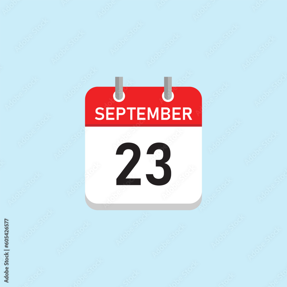 September 23 Concept Design. Vector Illustration. September 23 Concept Design. Vector Illustration.