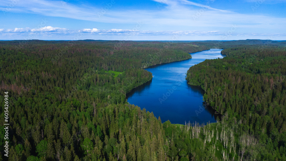 Obraz premium Summer landscapes of Karelia
