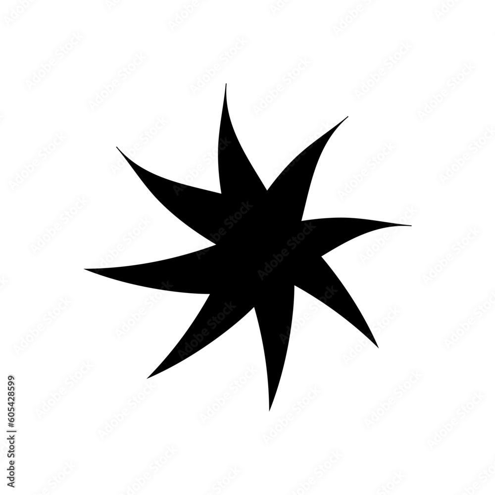 Obraz premium LEAF icon silhouette design template vector