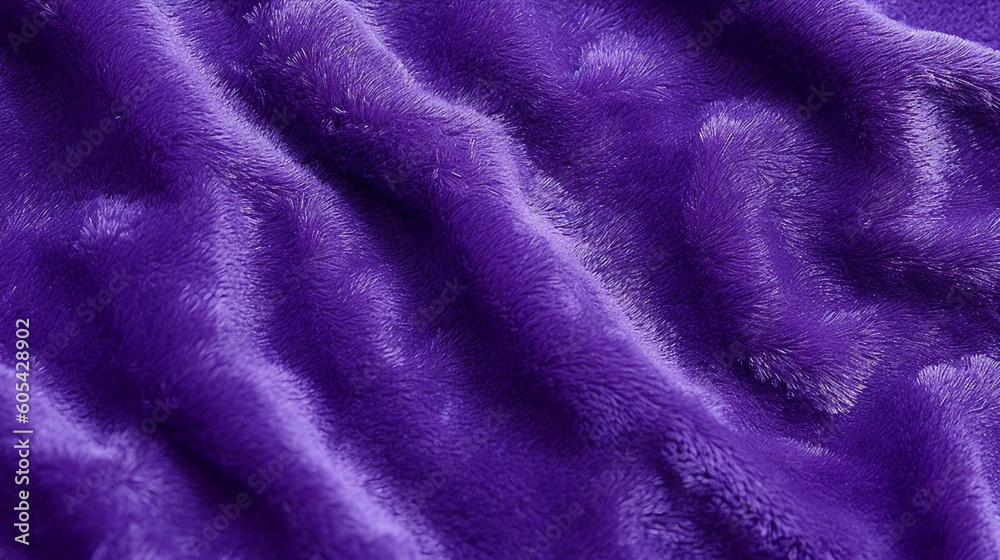 Purple Velvet Fabric Texture Background - Textile Material - Generative AI Purple Velvet Fabric Texture Background - Textile Material - Generative AI
