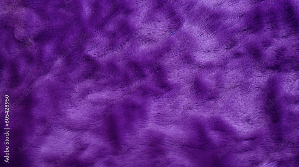 Fototapeta premium Purple Velvet Fabric Texture Background - Textile Material - Generative AI