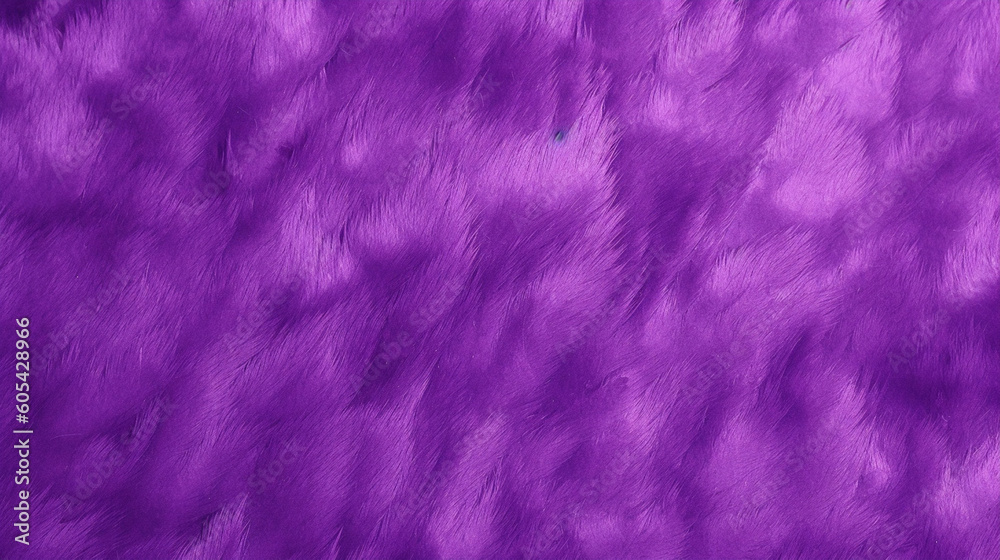 Purple Velvet Fabric Texture Background - Textile Material - Generative AI