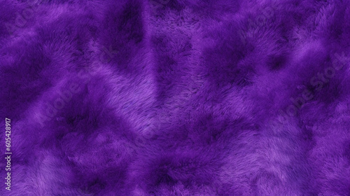Purple Velvet Fabric Texture Background - Textile Material - Generative AI