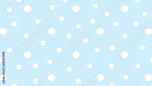 Light blue background with white dots