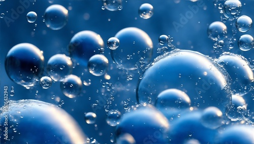 Bubbles bubble drops of water , generative ai © Karol