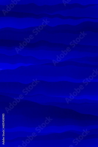 Background. Wavy and overlapping inky blue lines.