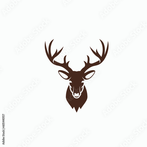 Fotografia deer head silhouette