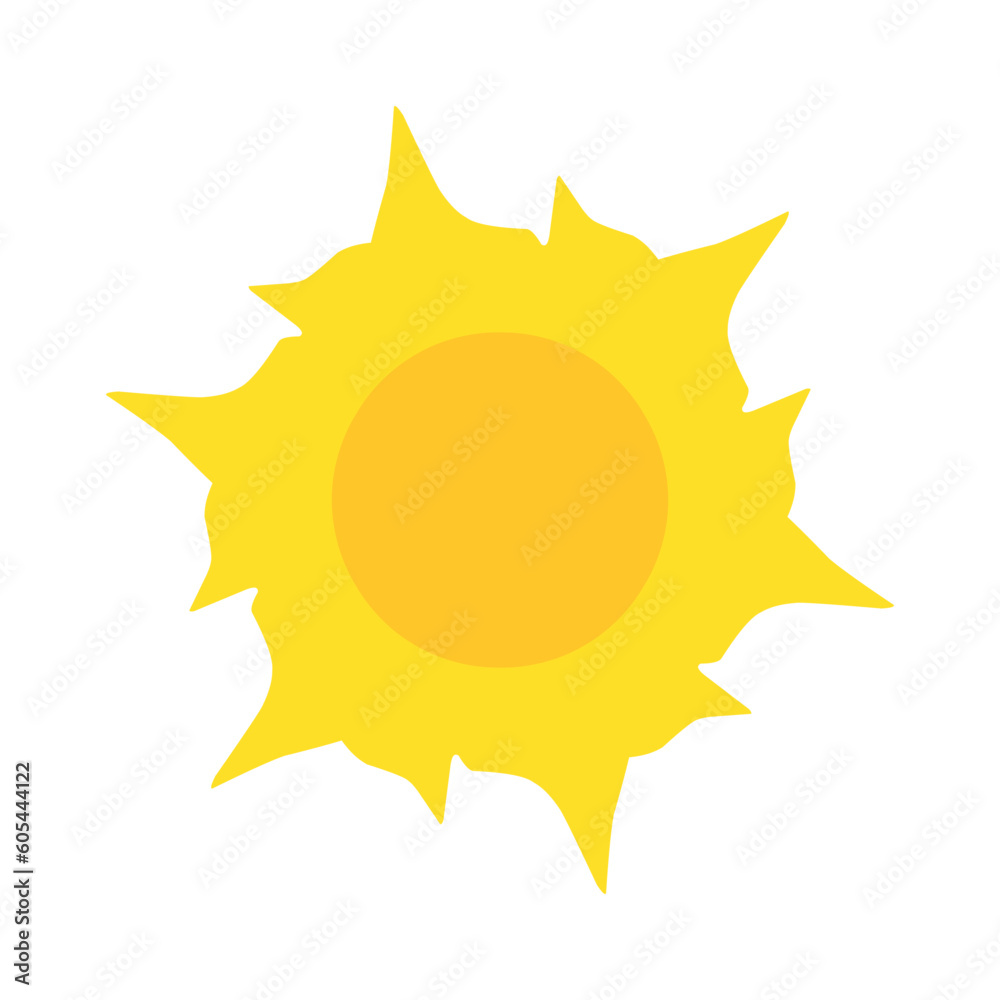 Sun Yellow Vector Sun Yellow Vector