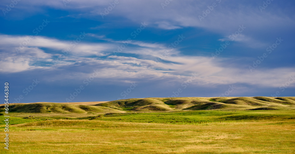Rolling hills and fertile farmland makes a classic image of Canada's Bread Basket near Saskatchewan
Rolling hills and fertile farmland makes a classic image of Canada's Bread Basket near Saskatchewan