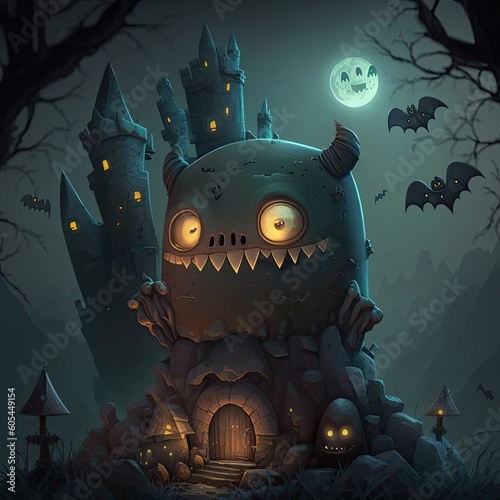 halloween scene